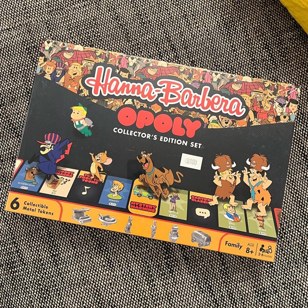 Hanna-Barbera Opoly Collector’s Edition Board Game NWT